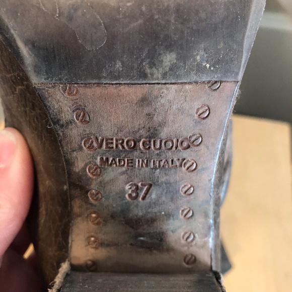 SOLD! Kalimala Handmade Italian Leather shoes, size 37 - Picture 8 of 8